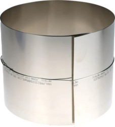 Podkładka regulacyjna ze stali, Czerwony, 1.25m x 150mm x 0.5mm