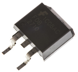 MOSFET N-kanałowy 50 A D2PAK (TO-263) 250 V SMD Pojedynczy 260 W 42 miliomy
