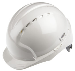 Kask ochronny, Biały, HPPE, Standardowy, EVO2