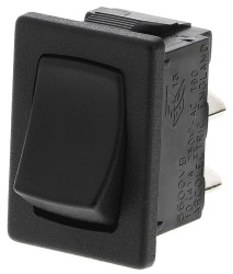 Przełącznik kołyskowy Wł.-wył. Nie 10 A SPST Czarny Arcolectric (Bulgin) Ltd
