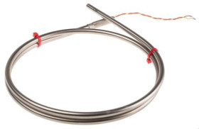 Termopara typ K do +1100C 1m kabel 100mm, Inconel ANSI