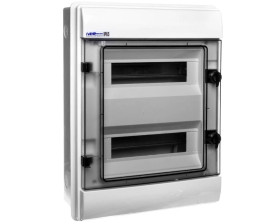 Rozdzielnica hermetyczna modułowa 2x12 podtynkowa IP65 RHp-24 36.240