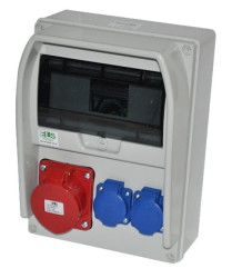 Zestaw zasilający PRYMA 9M prosta 16A/5P + 2x230V IP44 E920010520