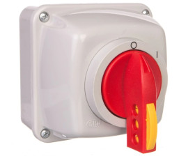 Łącznik krzywkowy 0-I 3P 16A w obudowie na kłódkę IP44 Łuk 16-13/5 921627