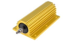 Rezystor Drutowy Z Radiatorem Przykręcany 300W 1 Ohm 1630027-6