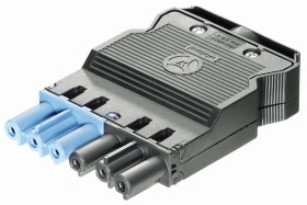 Złączka oświetleniowa Wieland 6 GST18i6 Żeński Złącze żeńskie Gniazdo