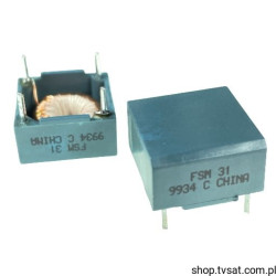 FSM31NL Coil 100uH 1A 10% THT PULSEEL