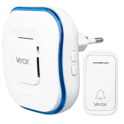 Dzwonek bezprzewodowy 110-240V / przycisk na baterie VA0266 Vayox