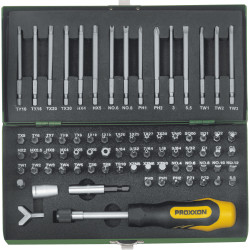 Proxxon Industrial 23107 Super Safety And Specialty Bit Set - 75 Piece