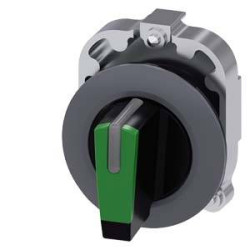 Siemens 3SU10622DL400AA0 3SU1062-2DL40-0AA0 Przełącznik blokada zielony 2 x 45 ° 1 szt.