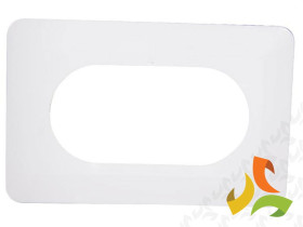 Osłona ściany podwójna biała OSX-220-BIA ZAMEL