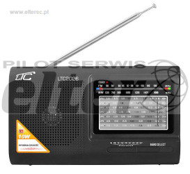 Radio przenoĹ›ne WILGA czarne 230V/AKU/2xR20