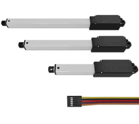 Siłownik liniowy elektryczny długość skoku 50mm Actuonix Napięcie wejściowe 12V dc Mikrosiłownik liniowy