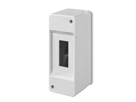 Rozdzielnica natynkowa 2 modułowa 1x2M bez drzwi IP20 MINI S2 2302-00 ELEKTRO-PLAST NASIELSK