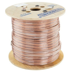 Kabel głośnikowy płaski TLgYp 2x0,35mm2 Cu transparentny Mercor /500m/