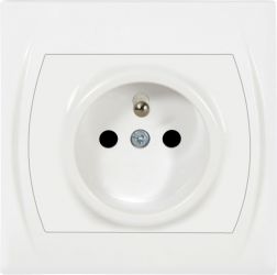 Gniazdo pojedyncze z uziemieniem 2P+Z