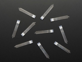 Adafruit Diffused Rectangular 5mm RGB LEDs - Pack of 10