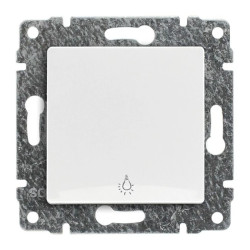 VENA Przycisk “światło” z klawiszem bez ramki 10AX 250V 510213