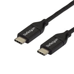 Kabel USB Złącze A USB C Złącze B USB C dł. 3m Kabel ładujący USB-C USB 2.0 kolor: Czarny