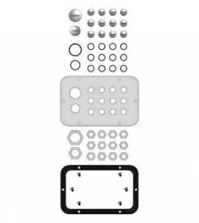 Płyta dławicowa WSA z kołnierzem do typu A, 14 wejść