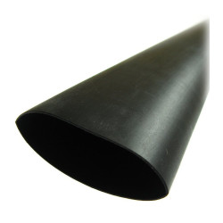 Rurka termokurczliwa 76 mm Czarna długość 1 m koszulka
