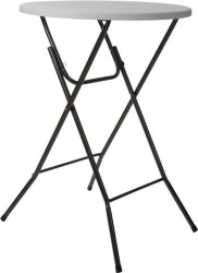 Stół Perel FP185N, standing table, biały