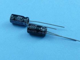 100uF/25V 100SZT 6x11 105° LEA ELKO