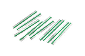 0.1″ (2.54 mm) Arduino Male Pin Headers (Straight Green 10PCS)