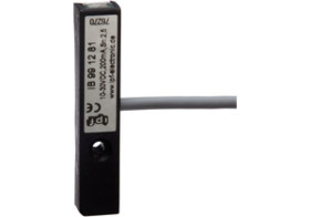 Czujnik indukcyjny 59x8x12mm zabudowany Sn: 2,5mm 10-30V DC PNP NO złącze kablowe M12 3pin 0,27m IB991281