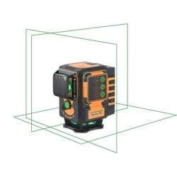Laser krzyżowy płaszczyznowy zielony 3x360 Geo6-XR GREEN SP Li-Ion
