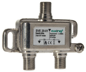 Rozgałęźnik SAT 1x2 AXING SVE 20-01