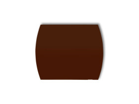 Zaślepka do ramki serii TREND i LOGO brązowy 4ZA KARLIK