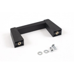 Uchwyt szuflady szerokość: 42mm Hammond długość: 96mm Powłoka z czarnej farby proszkowej