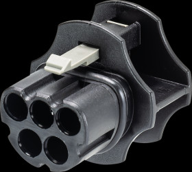 Z5.565.9853.1 RST locking piece, 4-pin to 5-pin, socket, black