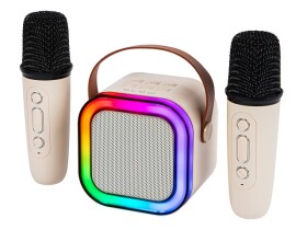 GLOSNIK BLUETOOTH KARAOKE RGB 2 MIKROF.