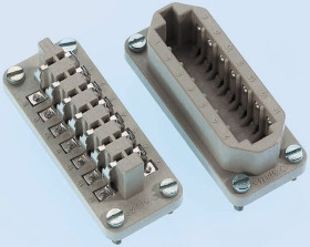 Wkładka złącza dużej mocy 6-pinowe EPIC 10A 6P Męski Wkręcane Montaż na kablu Proste