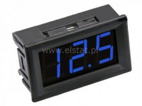 Miernik temperatury 12V -55°C~125°C niebieski ramk