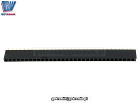 Gniazdo szpilkowe proste 1x40pin pod listwę goldpin