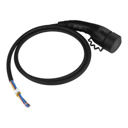 Wtyk do ładowania samochodów wtyczka TYP2 z kablem 2m 400V 32A 22kW MEAC-T-032A-V1-03-2