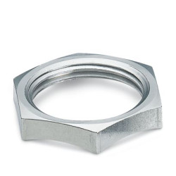 Nakrętka do dławnic kablowych gwint: Pg 16mm Mosiądz platerowany niklem , kolor: srebrny Phoenix Contact