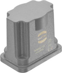 Docking frame, size 6B, die-cast aluminum, IP65/IP67, 09300061719