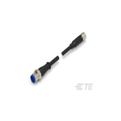 TE Connectivity 2273110-4 Cables 3pos PUR 1.5m M8 Socket M12 Plug