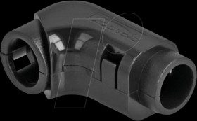 88127 Cable protection, 90° adapter, 8 pieces, black