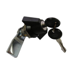 Uchwyt z zamkiem RS PRO dł. 17mm Czarny