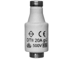 Wkładka bezpiecznkowa BiWtz 20A DTII gG 500V LE2720