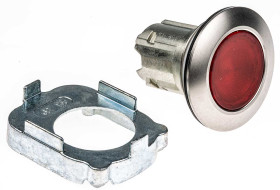 Kontrolka, seria: SIRIUS ACT 3SU10, kolor: Czerwony, otwór: 30mm, IP66, IP67, IP69K, Montaż wpuszczany