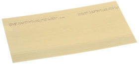 Zestaw podkładek regulacyjnych RS PRO grubość 0.05 → 0.8mm Mosiądz długość 300mm Żółty