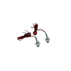 Kontrolka LED niebieska MRS-02 chrom. 5mm śruba świecąca 12V DC (1szt.)