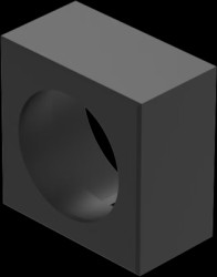 Lock pressure hood, 18 mm x 18 mm, square, for 61 series, 61-9220.0