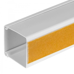 Listwa elektroinstalacyjna 16x16 kanał kablowy BKK 16x16mm korytko 16x16 z pokrywą i taśmą 2-stronną KARTON=250m 125szt NEKU